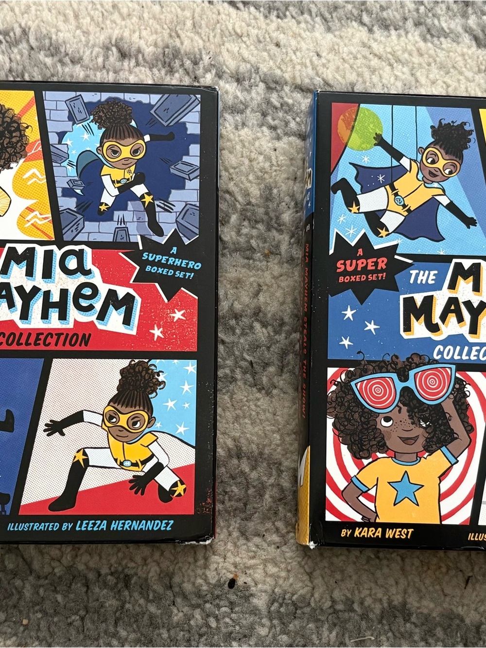 Mia Mayhem Chapter Book Box 2 Sets - Bright Multi-Color Spines - Picture 2 of 2